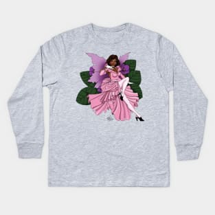 Violet Kids Long Sleeve T-Shirt